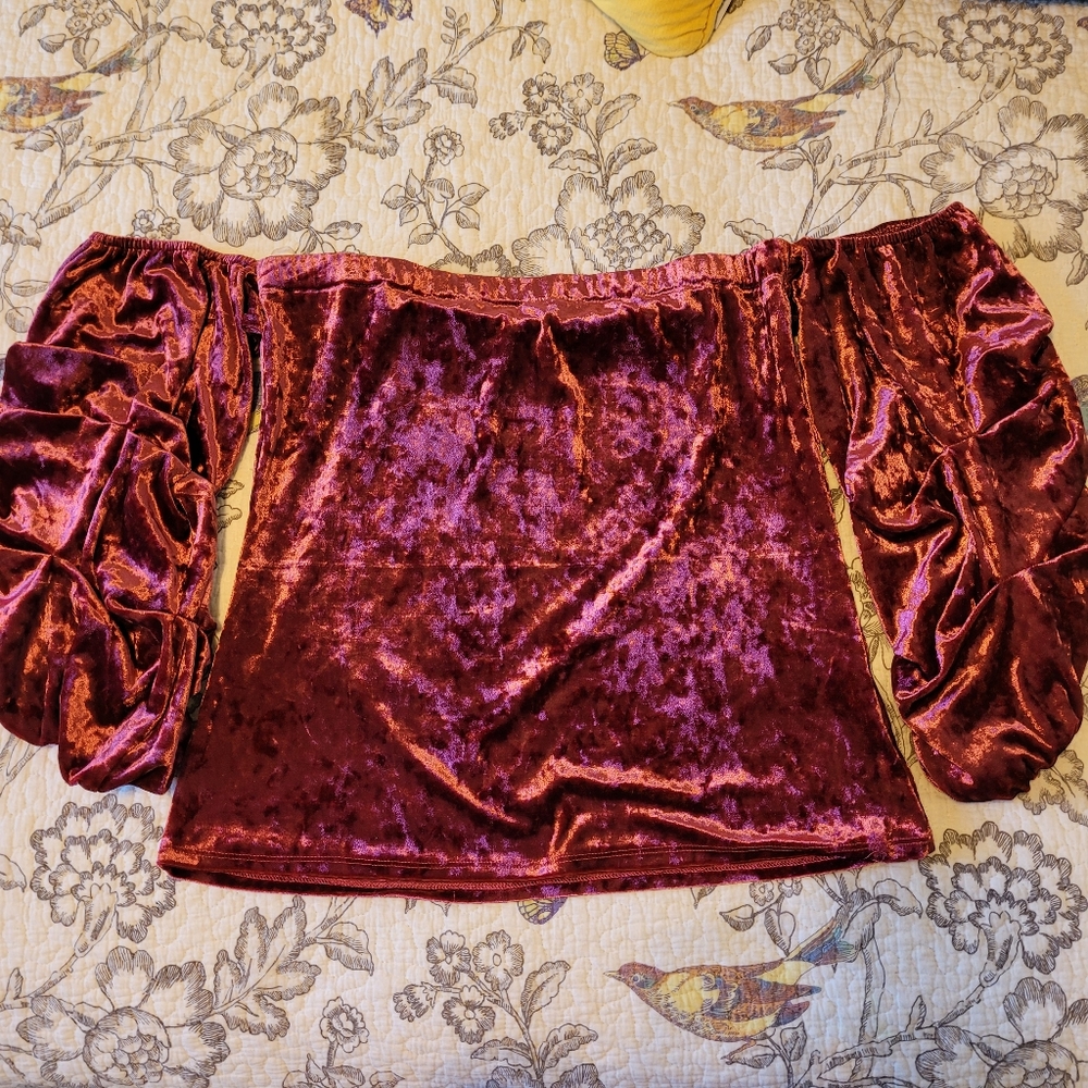 Velvet shirt